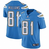 Nike Men & Women & Youth Chargers 81 Mike Williams Light Blue NFL Vapor Untouchable Limited Jersey,baseball caps,new era cap wholesale,wholesale hats